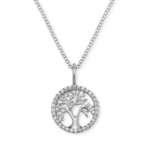 Angel Whisperer Silver Tree Of Life Necklace ERN-LILTREE-ZI