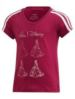 adidas Girls Disney T-Shirt - Purple, Size 9-10 Years, Women