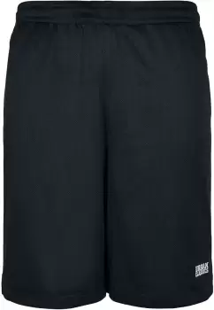 Urban Classics Basic Mesh Shorts, Black, Male, Shorts, TB4936-00007