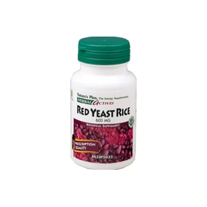 Natures Plus Herbal Actives Red Yeast Rice 600 mg Vcaps 120 Vcaps