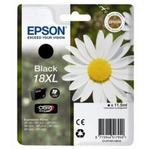 Epson Daisy 18XL Black Ink Cartridge