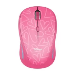 Trust Yvi FX Wireless mouse Radio Optical Pink 4 Buttons 1600 dpi