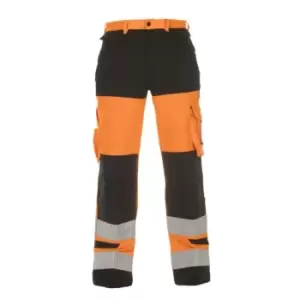 Hertford High Visibility Trouser Two Tone Orange/Black - Size 44R
