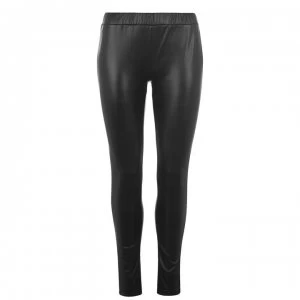 Sofie Schnoor Faux Leather Trousers - 1000 - Black