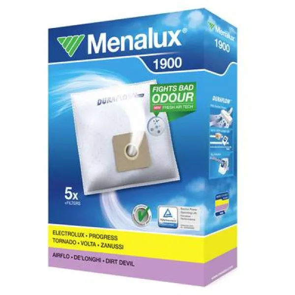 Menalux 1900 Vacuum cleaner bag 5 pc(s)