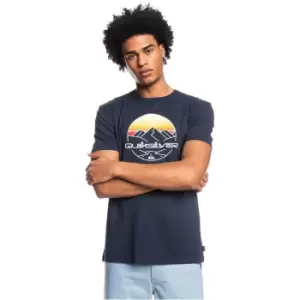 Quiksilver Sunset T-Shirt Mens - Blue