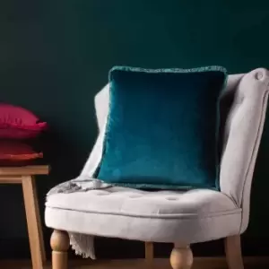 Paoletti Freya Polyester Filled Cushion Teal