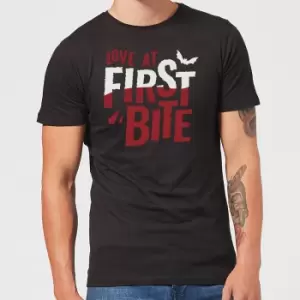 Love At First Bite Mens T-Shirt - Black - XL