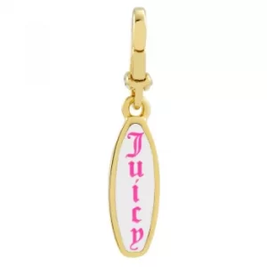 Ladies Juicy Couture Gold Plated Juicy Surfboard Charm