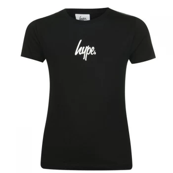 Hype Floral Tape T-Shirt - Black