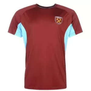 Source Lab West Ham United T Shirt Mens - Red