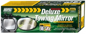Towing Extension Mirror - Deluxe Convex Glass 8327 MAYPOLE