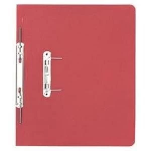 Guildhall Foolscap Spring Transfer File with Back Pocket Red Pack of