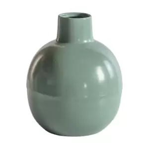 16cm Green Ceramic Vase