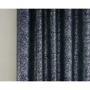 Halo Pair of 117x183cm Blackout Curtains, Navy