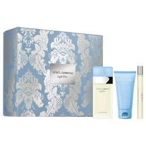 Dolce & Gabbana Light Blue Gift Set 50ml Eau de Toilette + 50ml Body Cream + 10ml Eau de Toilette