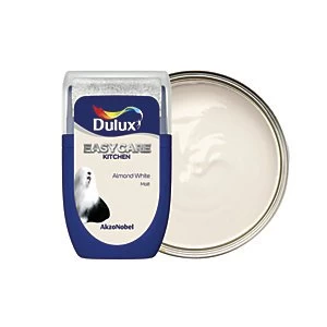 Dulux Easycare Kitchen Almond White Matt Emulsion Paint 30ml