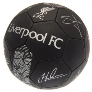 Liverpool FC Football Black Signature
