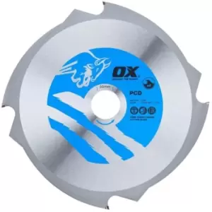 Ox Tools - ox Ulimate Cement Circular Saw Blade Polycrystalline Diamond 216 x 30mm - 4 Teeth (1 Pack)