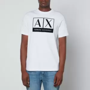 Armani Exchange AX Logo Cotton-Jersey T-Shirt - L