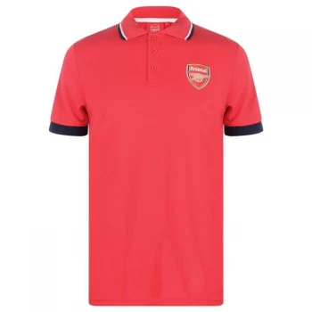 Source Lab Arsenal FC Polo Shirt Mens - Red
