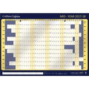 Collins Colplan CWC11 A1 2018 2019 Mid Year Planner Laminated with