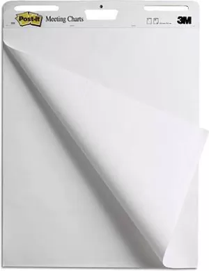 Post-it Meeting Charts 559 Flip chart paper roll No. of sheets: 30 Blank 63.5cm x 76.2cm White