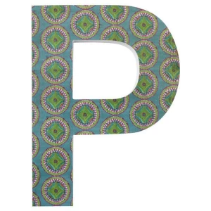 Letter P Wall Plaque