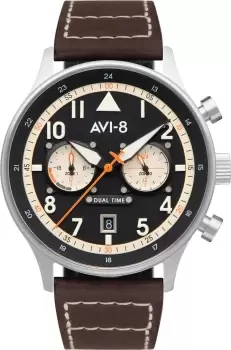 AVI-8 Watch Hawker Hurricane Carey Dual Time Manston