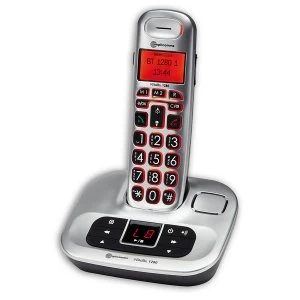 Amplicomms BigTel 1280 Big-Button Amplified Cordless Phone with Answering Machine