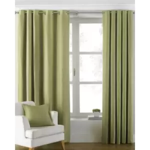Riva Home Atlantic Eyelet Ringtop Curtains (229 x 229cm) (Green) - Green