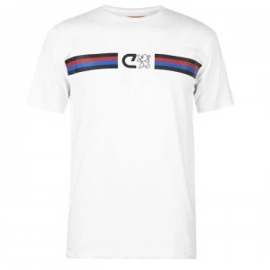 Cruyff Henny Short Sleeve T Shirt - White
