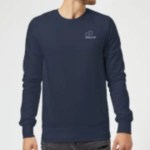 Blockbusters Pocket Print Sweatshirt - Navy - 5XL