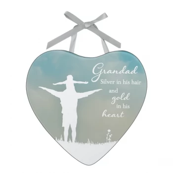 Reflections of The Heart Plaque - Grandad