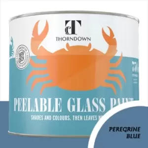 Thorndown Peregrine Blue Peelable Glass Paint 150ml - Opaque