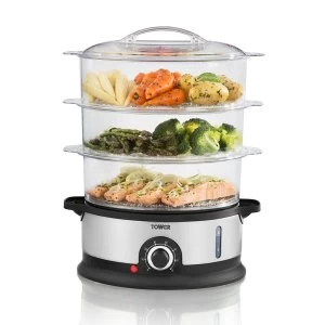 Tower Large 9L 3-Tier Steamer