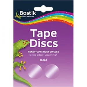 Bostik Tape Discs Ready-Cut Sticky Circles Transparent Pack of 120