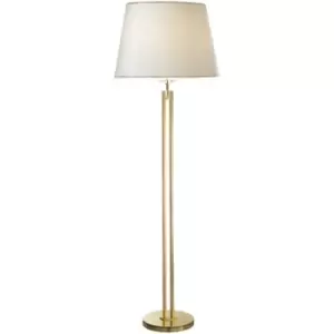 Classic floor lamp imperial English brass 2 bulbs