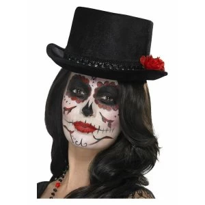 Day of the Dead Top Hat (Black)