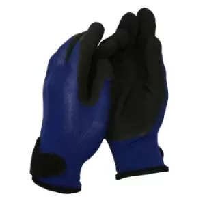Town & Country Mens Weedmaster Plus Gardening Gloves (M) (Blue/Black) - Blue/Black
