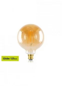Integral Sunset Vintage Globe 125mm 5W 40W 1800K 380lm B22 Dimmable Lamp
