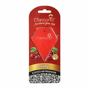Cherry 2D (Pack Of 10) Diamond Air Freshener