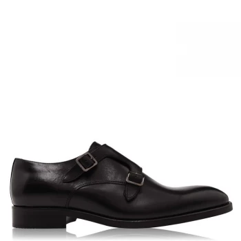 Reiss Gelder Monk Shoes - Black