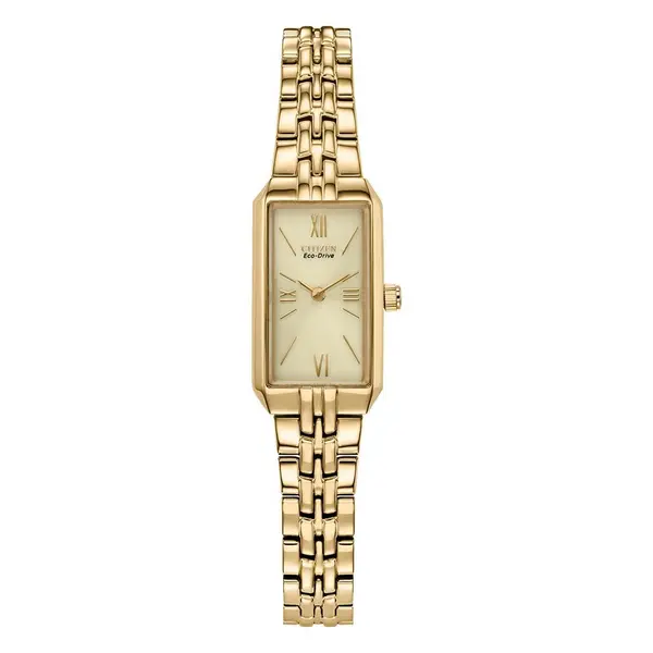 Citizen Ladies Analogue Bracelet Gold Tone Watch EG2693-51P