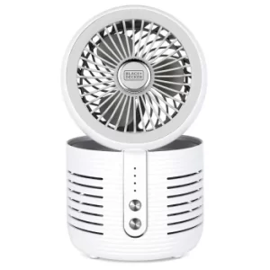 Black and Decker Air Purifier Fan, White