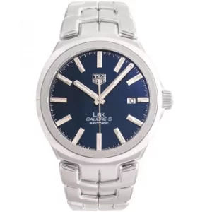 Link Automatic Blue Dial Mens Watch