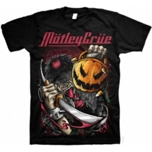 Motley Crue Halloween Mens Black T Shirt: Medium