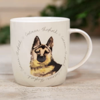 Best of Breed Porcelain Mug - German Shepherd