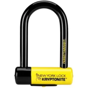 Kryptonite New York FAHGETTABOUDIT Mini D Lock Sold Secure Diamond - Black