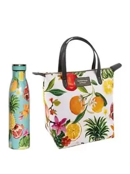Summerhouse By Navigate Waikiki Insulated Luxury Lunch Bag With 500Ml Insulated Hydration Bottle